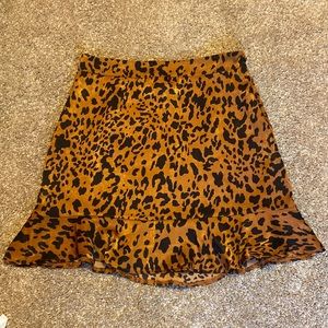 Forever 21 Cheetah Print Skirt